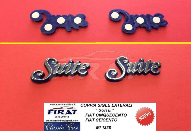 SIGLA FIAT CINQUECENTO SEICENTO SUITE